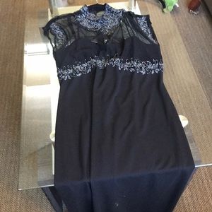 Beautiful beaded floor-length gown